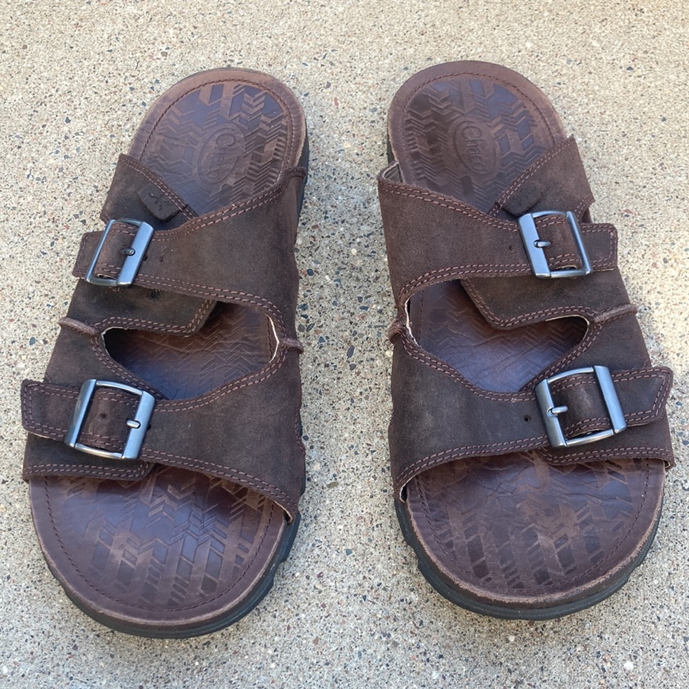 🍃 Mens Chaco Elias Brown leather sandal 🍃
